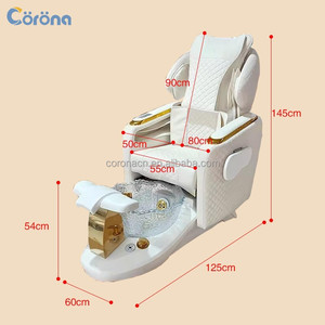 كرسي سبا كهربائي قابل للإمالة للقدمين، كرسي سبا مريح للعناية بالأظافر، كرسي مانيكير وباديكير لصالونات الأظافر - Product Image 3