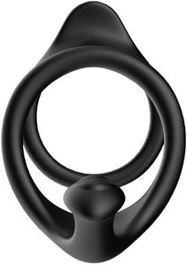 MEIPER C07 防水ブラック医療用シリコン製ソフトペニス/コックリング 男性用勃起促進-カップル用 - Product Image 4