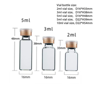 Flacon pharmaceutique vide personnalisable, boîte d'emballage rigide en papier de 3 ml avec plateau en plastique, gaufrage et doublure en éponge