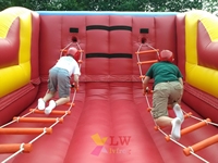 Échelle à Corde Gonflable Jacob's Ladder en Promotion – Jeu de Carnaval Sportif Interactif en PVC de Qualité Commerciale Certifié CE