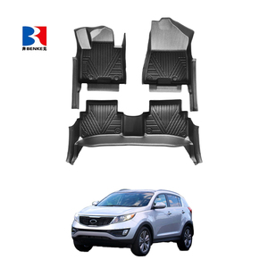 wholesale Factory Custom5D TPE <b>Rubber</b> Eco-friendly Waterproof Anti Slip5D Car <b>Floor</b> Mats 3 Pieces for KIA Sportage(LHD)2016-2020 - Product Image 3