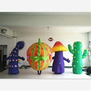 Costume Gonfiabile da Fungo per Adulti, Abito da Mangiatore di Uomini, Pupazzo a Forma di Cactus, Tema Vegetale per Eventi - Product Image 3
