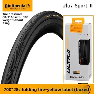 Pneumatico Originale <span class=keywords><strong>Continental</strong></span> Ultra Sport III per Bici da Strada 700x23/25/28c 180TPI Pieghevole - Product Image 2