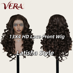 Perruque synthétique Latisha Style HD13*4 Lace Premium <span class=keywords><strong>Futura</strong></span> Fibra pour les magasins de produits de beauté, avec petits nœuds, finition mate, résistante à la chaleur - Product Image 1