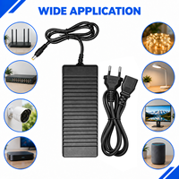Adaptateur secteur de bureau haute stabilité 24V 5A 120W personnalisable avec prise universelle EU US UK AU pour moniteur, ordinateur, téléviseur