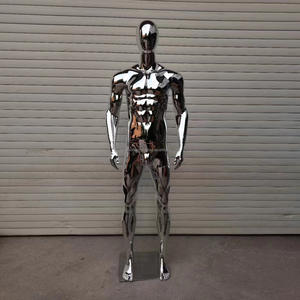 Maniquí Masculino <span class=keywords><strong>de</strong></span> Cuerpo Completo <span class=keywords><strong>de</strong></span> Oro y Plata <span class=keywords><strong>para</strong></span> Boutique, Material PP, Estilo Europeo, Postura <span class=keywords><strong>de</strong></span> Pie, <span class=keywords><strong>para</strong></span> Exhibición <span class=keywords><strong>de</strong></span> <span class=keywords><strong>Ropa</strong></span> Deportiva - Product Image 6