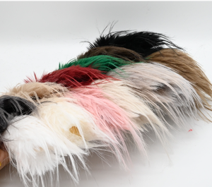 Idea de felpa de plumas de imitación para bolsa de ropa de pelo <span class=keywords><strong>extra</strong></span> <span class=keywords><strong>largo</strong></span> <span class=keywords><strong>tela</strong></span> de felpa de juguete - Product Image 4