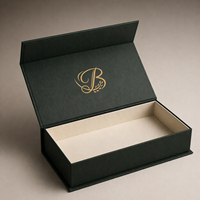 Boîte à livre à fermeture magnétique haut de gamme personnalisée, élégante, avec estampage à chaud doré, emballage cadeau pour articles de luxe