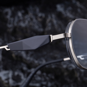 Lunettes de soleil pour hommes Partagas 2026, design de mode, logo personnalisé, monture en métal de forme polygonale, protection UV400 - Product Image 3