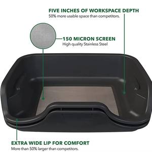 New Trimming Plastic Tray Trim <b>Bin</b> Complete Kit With Scissors Scrubber Trim Tray - Product Image 6