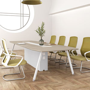 Mesa de estudio de madera <span class=keywords><strong>MDF</strong></span> para reuniones, muebles de oficina - Product Image 3