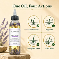 Minyak Perawatan Penumbuh Rambut Label Pribadi, Biotin Herbal Alami Bernutrisi untuk Pertumbuhan Rambut Cepat, Grosir
