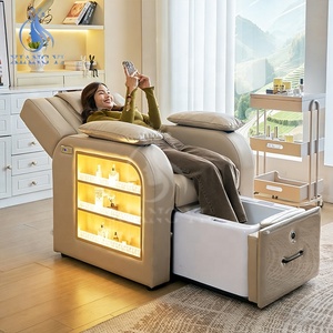 Sillas de Pedicura y Manicura para Salón de Belleza, Personalizadas de Fábrica, sin Plomería, con Tazón para Spa de Pies - Product Image 1