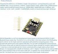Papan Pengembangan Esp32-c3 Papan Pengembangan Esp32 Supermini Papan Pengembangan Esp32 Warna Hitam/Pink