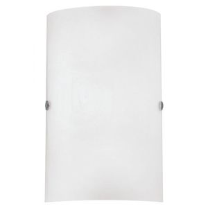 Lámpara de pared TROY 3 en níquel y blanco satinado 18x25cm - 1XE14 máx. 60W - Product Image 1