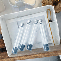 Cartouche en verre biodégradable jetable de 3 ml et 4 ml avec couvercle en aluminium, emballage indépendant, flacons stériles pour injection