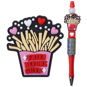 Perles 3D personnalisées « Quelle signification a le AB ? » pour stylos, avec les célébrités Taylor Swift, Karol G, Selena – Idéal pour les meilleurs papas - Product Image 6