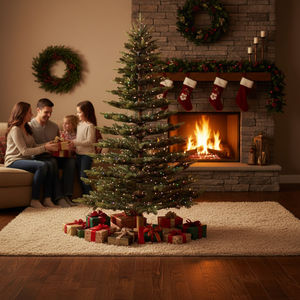 <span class=keywords><strong>Sapin</strong></span> <span class=keywords><strong>de</strong></span> Noël artificiel en PE et PVC <span class=keywords><strong>de</strong></span> 2,1 m avec LED multicolores changeantes, décoration élégante pour la maison, service OEM et échantillons, directement <span class=keywords><strong>de</strong></span> l'usine - Product Image 1