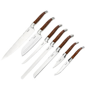 أفضل سكين لاجويول احترافي، سكاكين يابانية من الفولاذ المقاوم للصدأ بمقبض من خشب الورد، سكاكين للطهاة، سكين مطبخ - Product Image 1