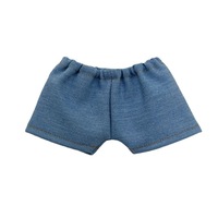 Pantalon en jean pour poupée en coton de 10 cm et 20 cm, accessoires de vêtements pour poupées en peluche de 17 cm, logo personnalisé accepté