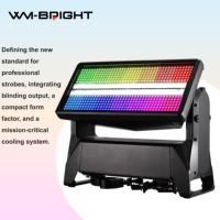Projecteur stroboscopique LED étanche IP65 1500W 280x5W Blanc + Rétroéclairage RVB pour éclairage de scène extérieur, concerts, événements DMX512 Art-Net