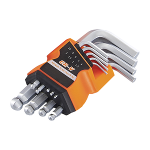 Juego de Llaves Allen Hexagonales Tipo L de 9 Piezas, Llave Torx, Herramienta Manual para Radiador - Product Image 2