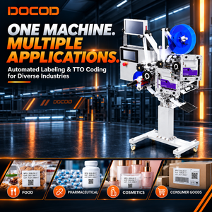 เครื่องพิมพ์ฉลากข้อมูลแปรผัน DOCOD Integrated XL01 ความแม่นยำสูง สำหรับพิมพ์วันที่และรหัสชุดการผลิต - Product Image 5