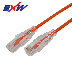 EXW Chất Lượng Cao ETL/DELTA Chứng Nhận Cat6A Slim SSTP Dây Vá Màu Vàng Slim <span class=keywords><strong>Patch</strong></span> - Product Image 3