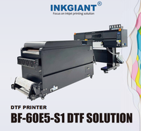 INKGIANT 60cm All-in-One DTF Roll-to-Roll Printer 5 Epson 3200 Heads Powder Shaker Dry Tunnel 1 año CMYK para Flex