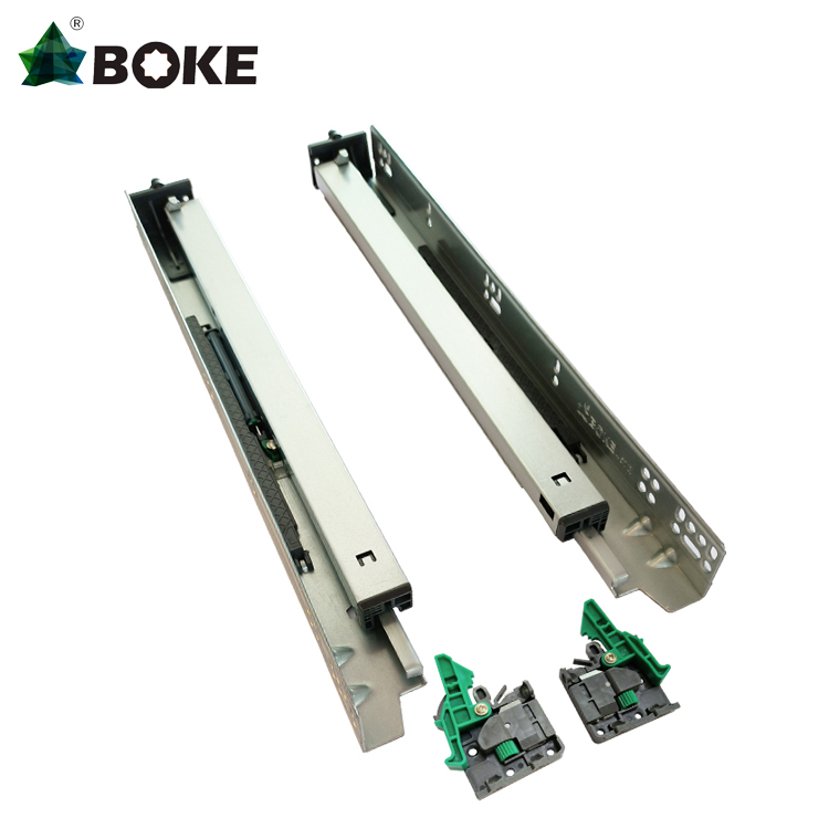 BOKE Undermount Drawer Tracks - Soft Close & Load Capacity