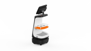 Robot de livraison de nourriture automatique commercial avec IA et technologie intelligente pour restaurants hôtels bureaux <span class=keywords><strong>Service</strong></span> <span class=keywords><strong>Smart</strong></span> - Product Image 4