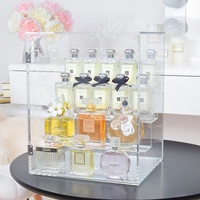 Organisateur en acrylique Transparent, 10 pièces, pour bouteille de parfum