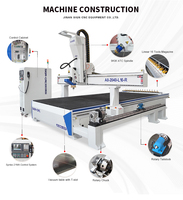 Routeur CNC 5 axes ATC avec axe rotatif, tête pivotante à 180 degrés, moteur et pompe pour la sculpture 3D sur bois, mousse et meubles