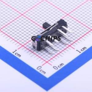 K3-2336D-K1 Slide Switch Through hole Component (THT) Switch Double Pole Three Throw Rectangle Pin Header PC Pin 13mm - Product Image 2