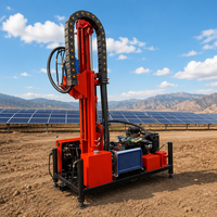 Vente en gros de petites plateformes de forage de puits d'eau portables de 100m, 150m, 180m, 200m, machine de forage de puits