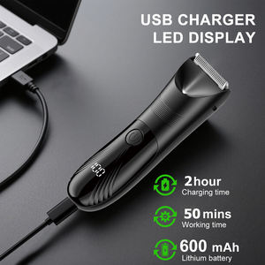 Nuevo Recortador de Vello Corporal para Hombre con Cuchilla de Cerámica, Carga Rápida USB, Resistente al Agua IPX7, Batería de 1200 mAh, para Uso en Exteriores, Hogar y Hotel - Product Image 2
