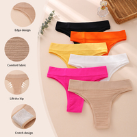 Culotte Bikini Colorée Taille Moyenne pour Femme, Confortable pour Fille, Haute Élastique, Design Entrejambe Ventilé, Vente en Gros