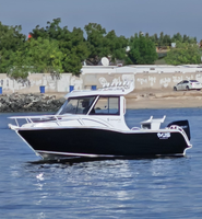 Bateaux en aluminium Profisher 6,25 m (20 pieds) à cabine ouverte pour la pêche en famille avec enfants, prix d'usine, bateaux de qualité marine 5083 CE HIN