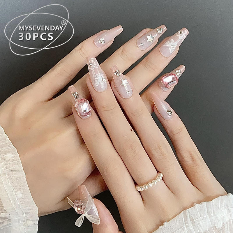 BY1737 Pink Diamond Streamers 30 Pieces Box