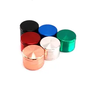 Popular Stylish Simplicity Alloy Coffee Spice Smoke Crusher Grinder Easy Clean 4 Layers Metal Tobacco Herb Grinder Smoking