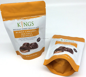 Tùy chỉnh in niêm phong túi nhựa dây kéo cho Bánh mì/Bánh quy/Kẹo Cookie đứng lên túi với cửa sổ rõ ràng và xử lý - Product Image 4