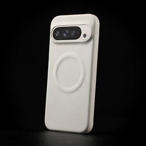 Funda trasera de cuero de piel de oveja Retro mate magnética para <span class=keywords><strong>Google</strong></span> Pixel 10 9 Pro XL / 10 9 8 funda de carga inalámbrica - Product Image 6