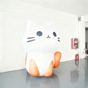 ตุ๊กตา<span class=keywords><strong>แมว</strong></span>การ์ตูนเป่าลมสั่งทำพิเศษสำหรับพื้นที่กลางแจ้งขนาดใหญ่ที่มีไฟประดับ สำหรับตั้งแคมป์ ห้างสรรพสินค้า และของตกแต่งเป่าลม - Product Image 3