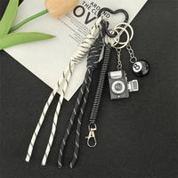 Rose bleu tressé corde sac suspendu en cuir Baseball pendentif sac breloques pour femmes sac à main sac à dos suspendus cadeaux