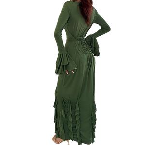 Vestidos Midi Casuales Elegantes de Moda para Mujer, de Manga Larga, Personalizados al por Mayor, de Alta Calidad - Product Image 4