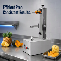 Compacte fruitenschilmachine voor kokosnoot, watermeloen, honingdauw, papaya, squash; schilverwijderaar voor voedselverwerking