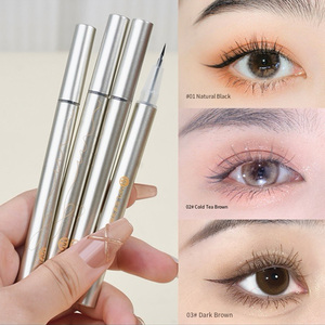 Delineador de ojos líquido de doble cabeza de etiqueta privada Delineador de ojos microlíquido impermeable y a prueba de manchas para maquillaje de ojos - Product Image 1