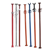 Poteau de support en acier galvanisé robuste pour échafaudage, coffrage et système de soutènement de béton