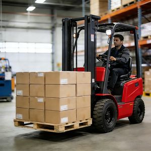 Carrello Elevatore Elettrico a Batteria al Litio da 1, 2, 3 Tonnellate, Trazione Integrale, per Magazzino, Fuoristrada, Automatico, in Vendita - Product Image 1