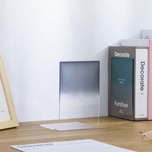 Présentoir de bureau en acrylique réglable en hauteur pour livres et outils – Rangement empilable pour salon - Product Image 5